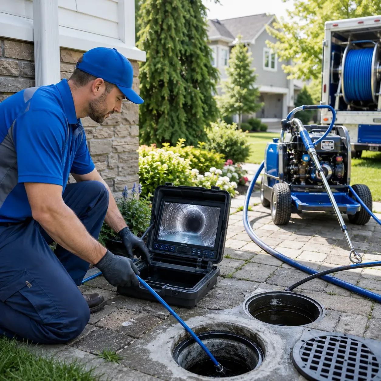 Outdoor drain cleaning professionals serving North Scituate, RI